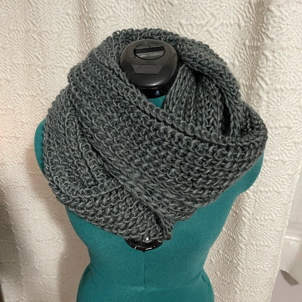 Gray Infinity Scarf